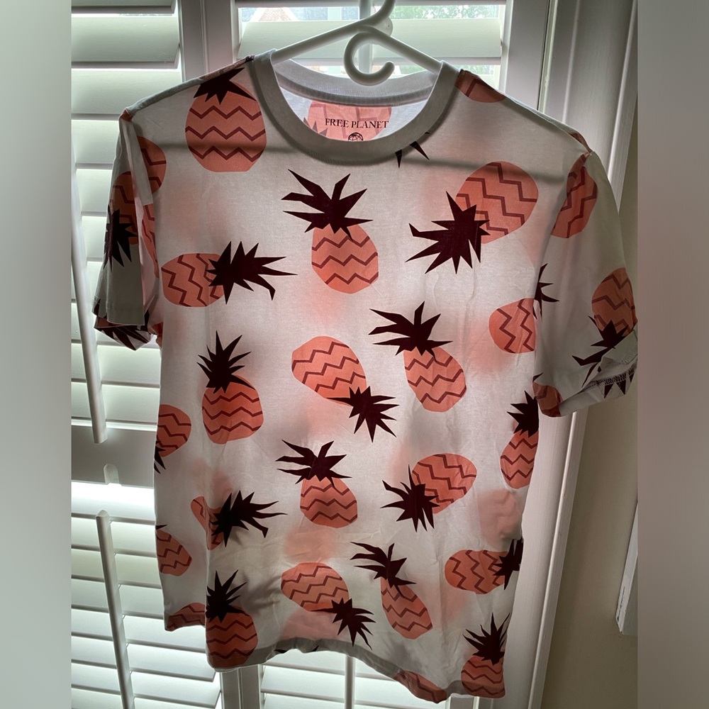 Pineapple Print T Shirt